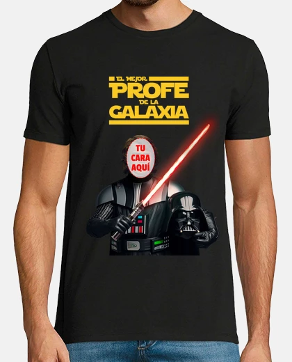 Camiseta el mejor profe de la galaxia personalizable - regalos profesores