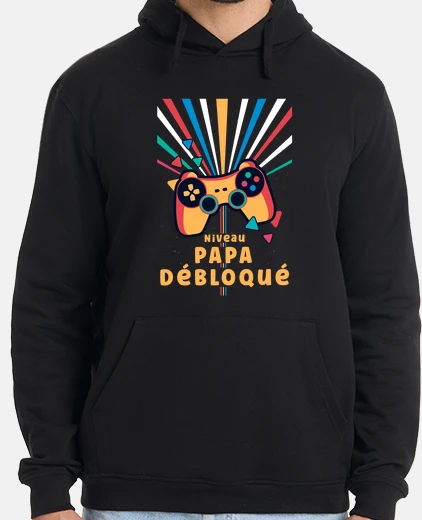 Sudadera El nivel de papá desbloquea el anuncio 