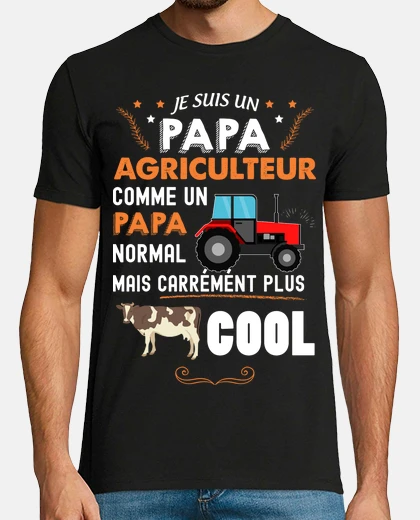 Camiseta el padre granjero más genial del mundo