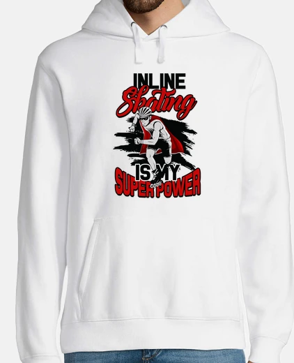 Sudadera el patinaje en línea es mi superpoder
