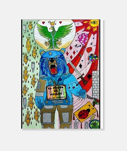 Lienzo El Perro de Pavlov  Manón Mannoni Art