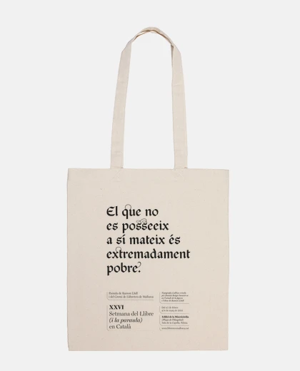 El que no es posseeix (tote bag)