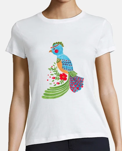 Camiseta el quetzal azul