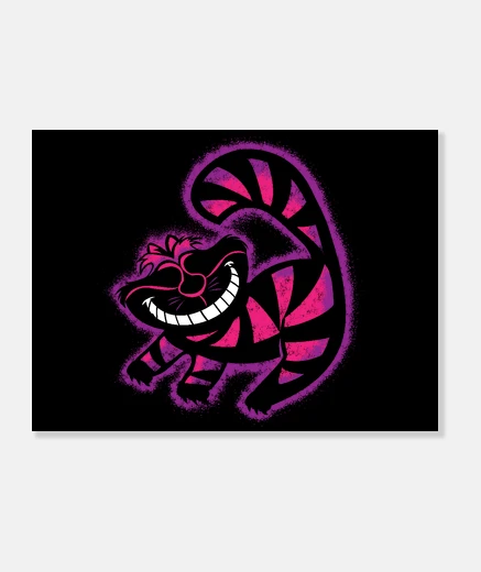 Lienzo el rey de cheshire