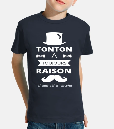 Ropa el tío siempre tiene razón regalo de hu