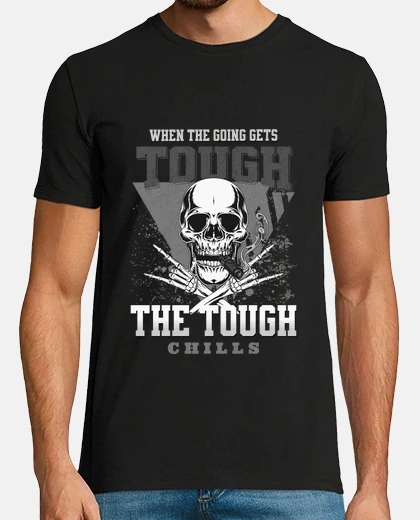 Camiseta el tipo duro se relaja chistoso