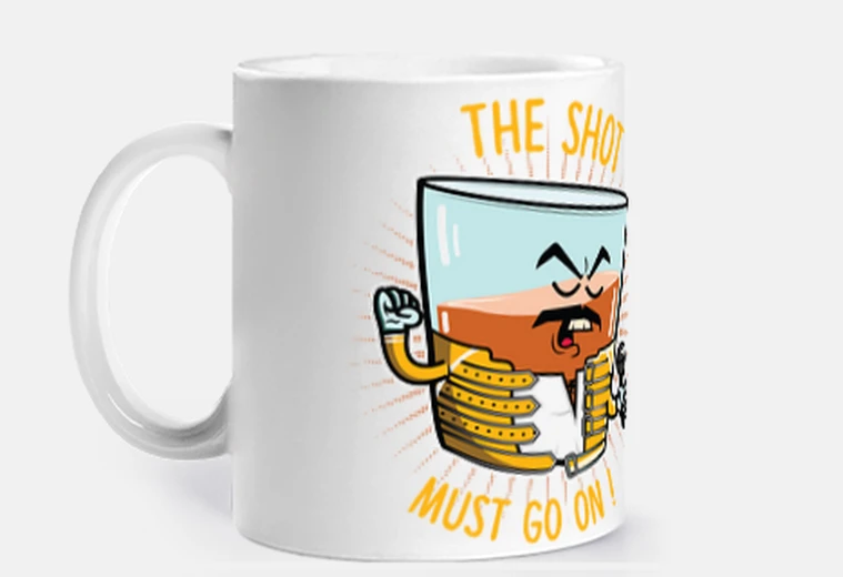 Taza el tiro debe continuar