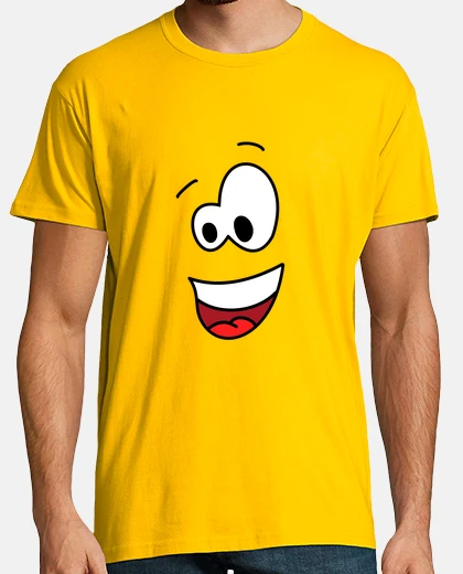 Camiseta el tomado bien - el hombre, de manga corta de color amarillo.