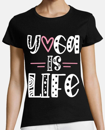 Playera el yoga es vida