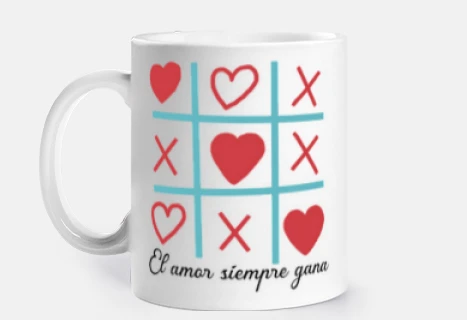 EL AMOR SIEMPRE GANA TAZA