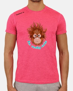el fitness t- t shirt , pink orangutan 001 cute