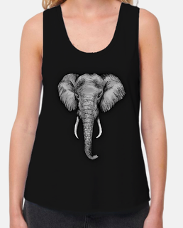 Camiseta Corta Negra Mujer – Los Tres Elefantes Tienda Online
