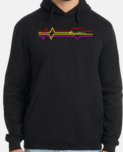 Sudadera Electro Tricolor Corazón