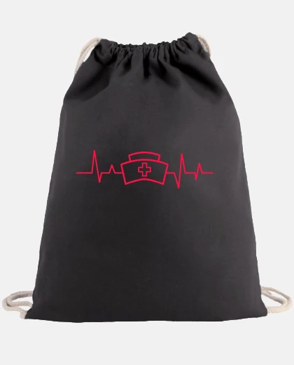 Bag electrocardiogram nurse
