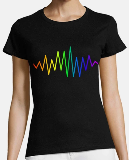 Tee-shirt électrocardiogramme fluo , cardio ,néo art , bd,  tendance 