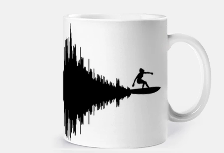 Mug électrocardiosurf