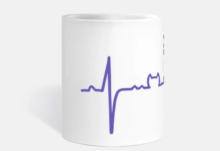 Cup electrocat in purple cats
