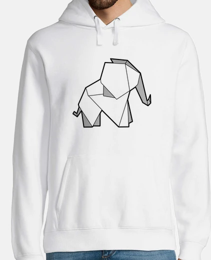 Sudadera elefante de origami