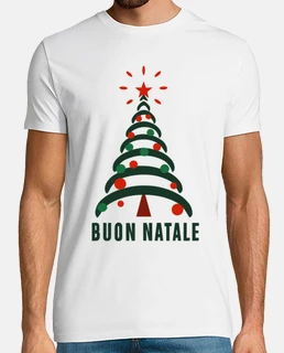 elegante navidad líneas buon natale abs