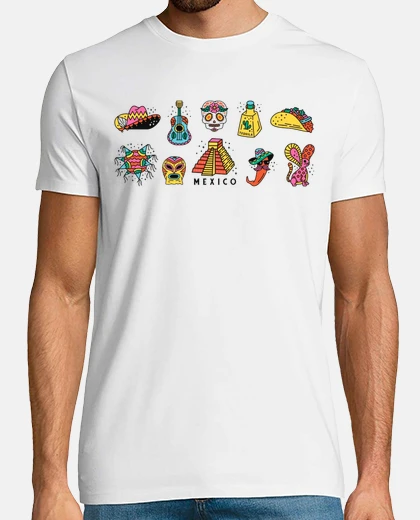 T-shirt elementi del Messico