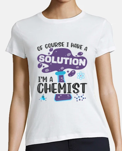 T-shirt elementi di chimica insegnanti di chimica ricercatori