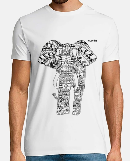 Tee-shirt éléphant  t-shirt  hanton