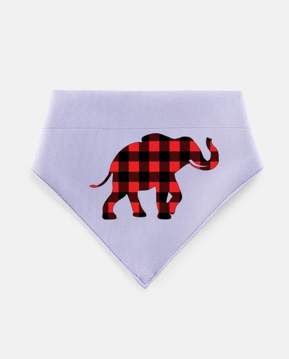 Mascotas elephant red tiles cowboy style