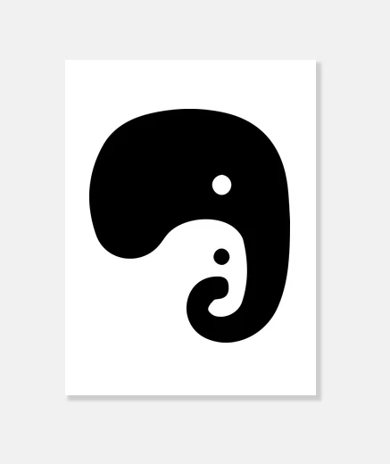 Wall elephant with baby