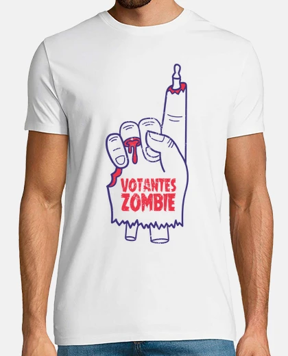 T-shirt elettori zombie
