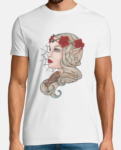 Tee-shirt elfe avec moineau