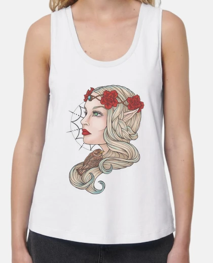 T-shirt elfo con passero