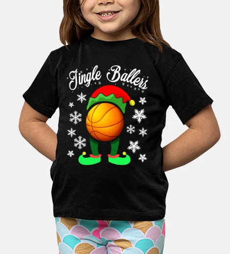 Abbigliamento elfo natale basket famiglia abbinata