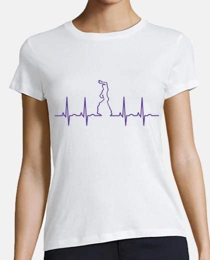 T-shirt elle ballerina di ballerina di flamenco