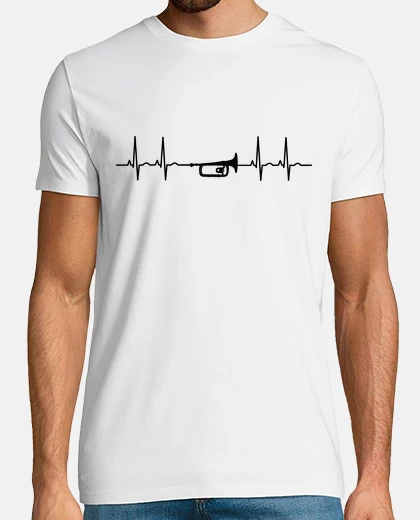 T-shirt elle ctro elle ctrocardiogram cornetta 