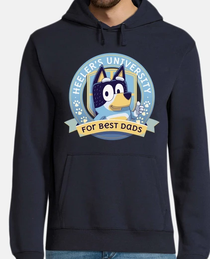 Felpa elle il miglior papà bluey dad