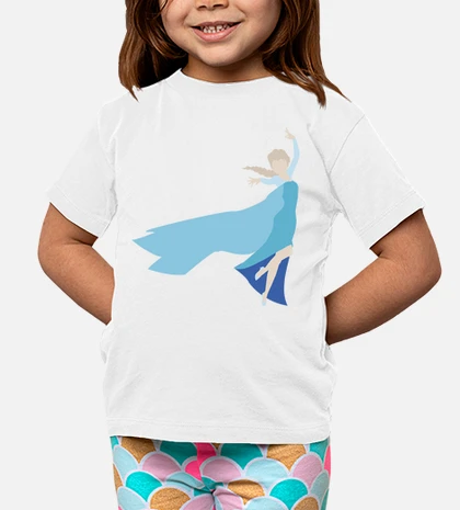 T-shirt bambino elsa bambino frozen tostadora1