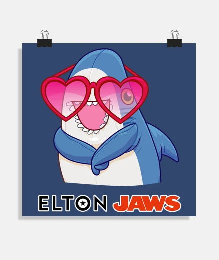 Póster Elton Jaws