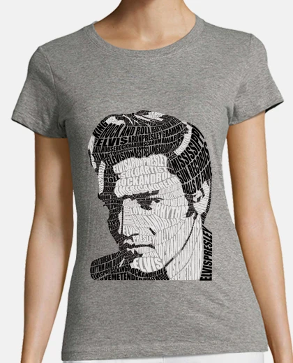 Camiseta Elvis Presley Calligram