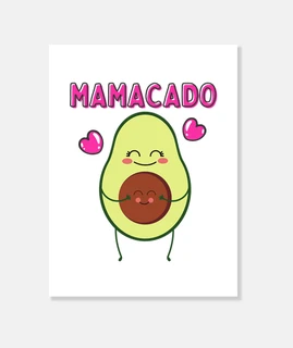 embarazada divertida mamacado aguacate