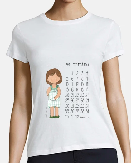 Playera Embarazo 2. Camiseta manga corta