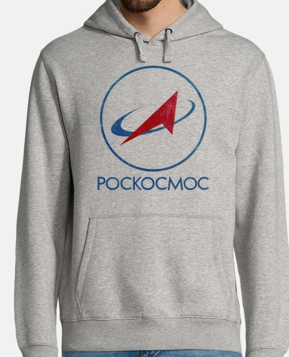 Felpa emblema blu vintage roscosmos
