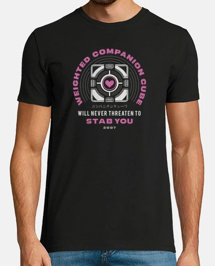 T-shirt emblema cube di ioni pan