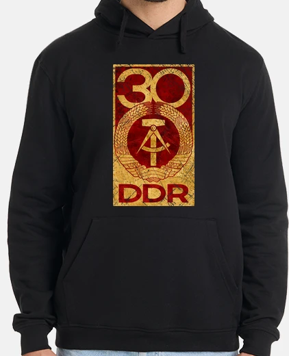 Felpa emblema vintage 30 anni ddr v01