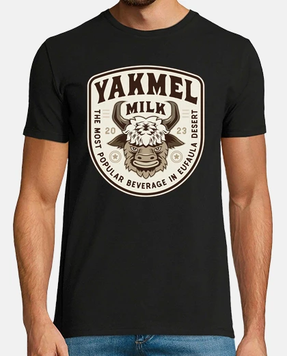 Tee-shirt emblème du lait de yakmel