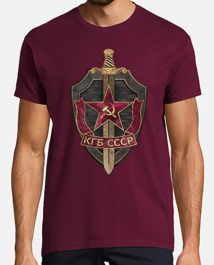 Tee-shirt emblème kgb cru