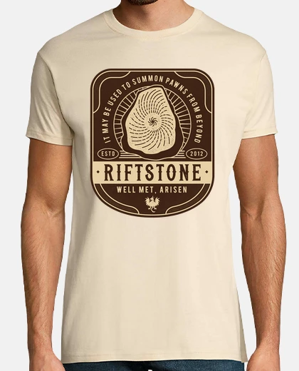 Tee-shirt emblème stone de rift de pions