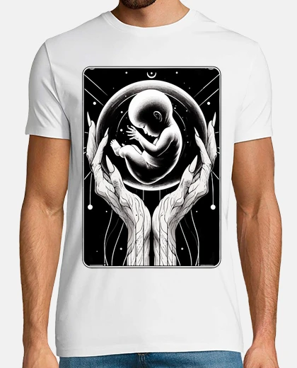 Tee-shirt Embryologie en noir et blanc