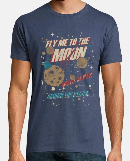 Tee-shirt emmène-moi sur la lune - evangelion