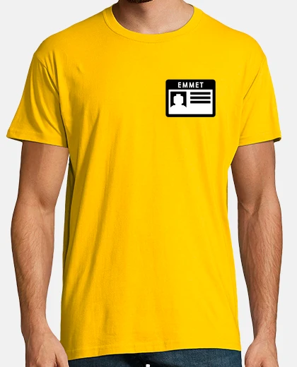 Camiseta emmets gafete camisa para hombre