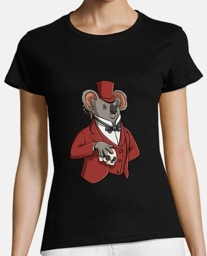 Tee-shirt emo koala graphique grunge